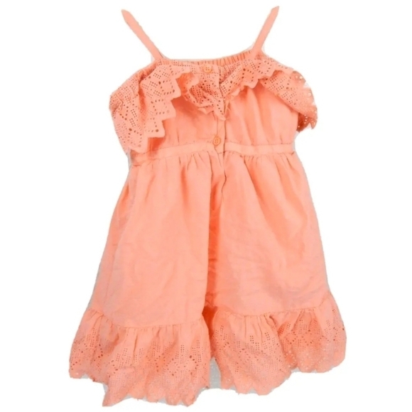 Janie and Jack Lace Trim Cold Shoulder Dress - Picture 3 of 3